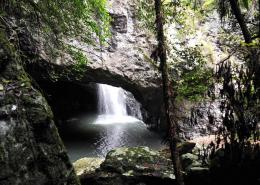 Hidden waterfall